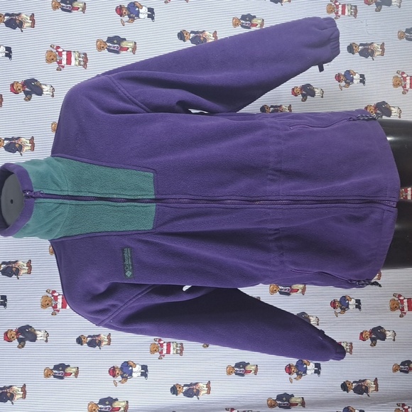 Vintage Columbia Long Peak Women's MD green 3-in1 fleece-lined ski wonter coat - Picture 7 of 11